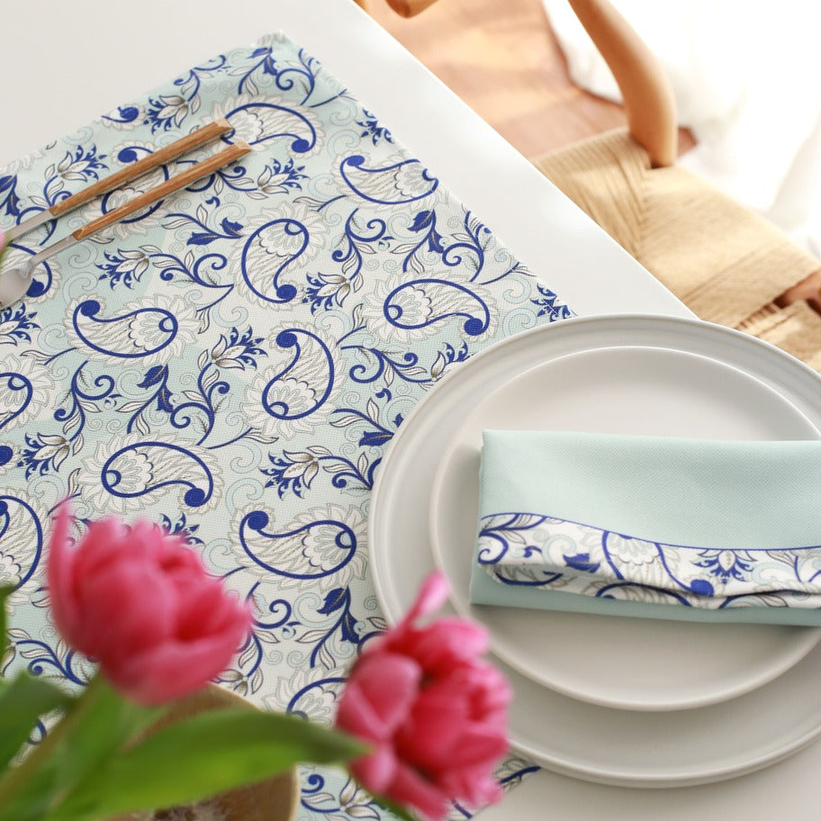 2'li Set Çiçek Motifli Peçete