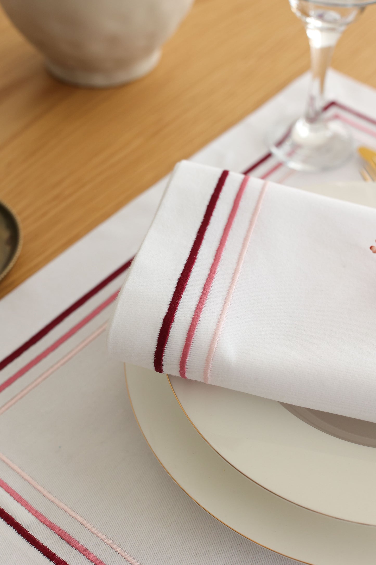 2'li Set Rosé Peçete