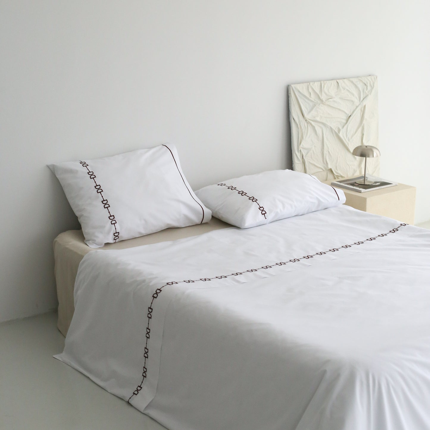 Kahverengi Zincirli Nevresim Takımı