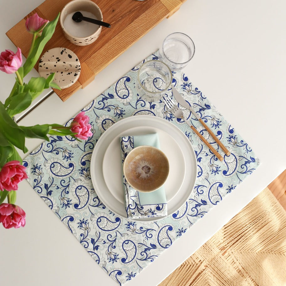 2'li Set Çiçek Motifli Peçete