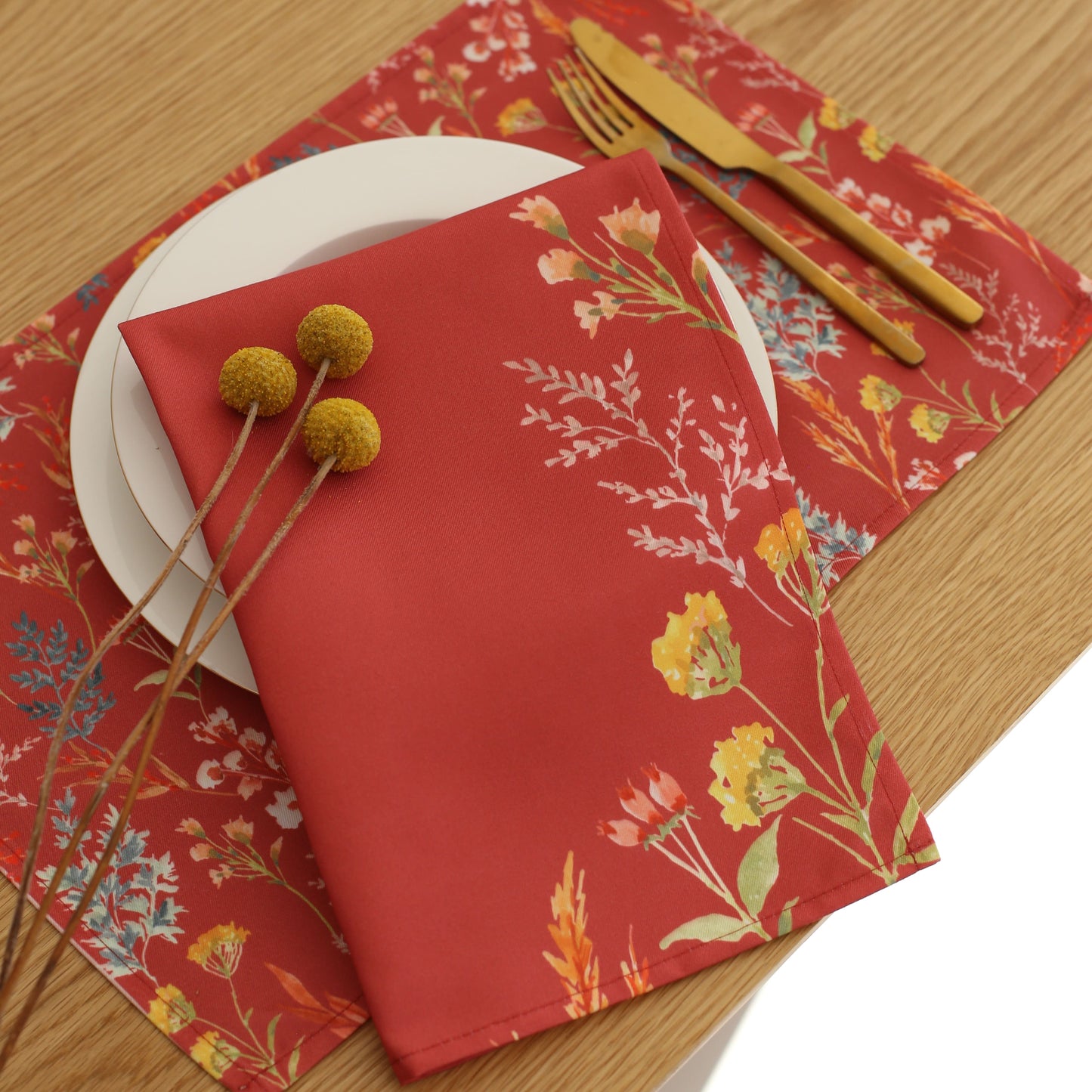 2'li Set Bahar Bahçesi Temalı Peçete